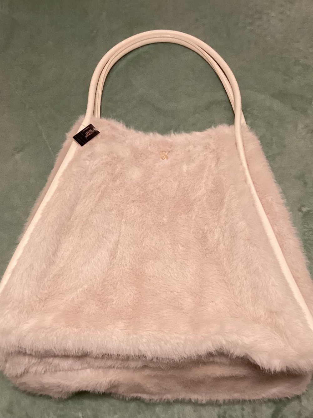 Victoria’s Secret large faux fur bag, new with tag.